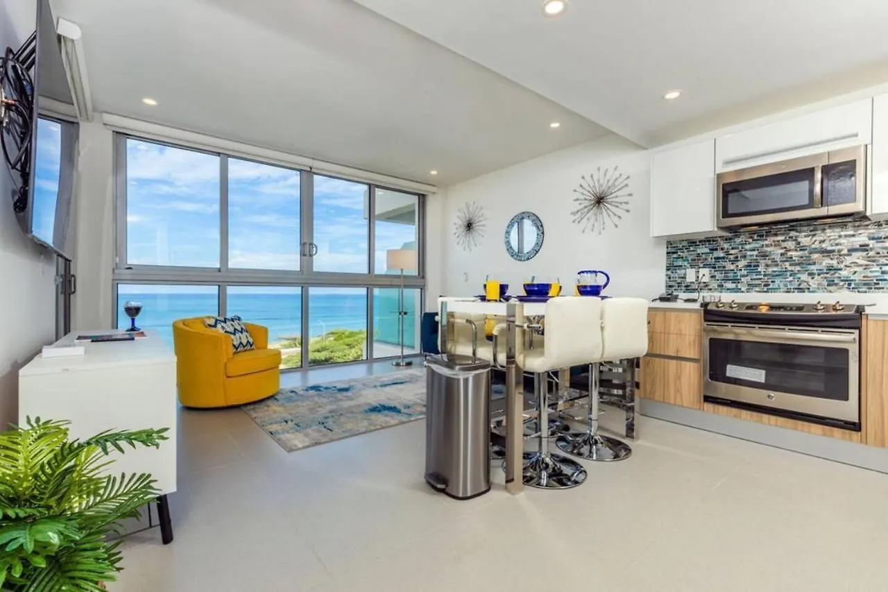 Breath Taking Beach Front Views Condo Eagle Beach Palm Beach Aparthotel