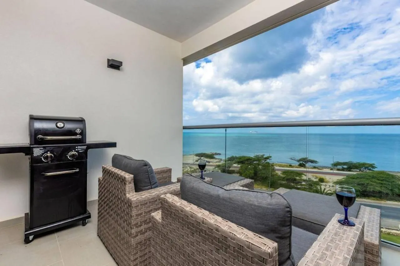 Breath Taking Beach Front Views Condo Eagle Beach Palm Beach